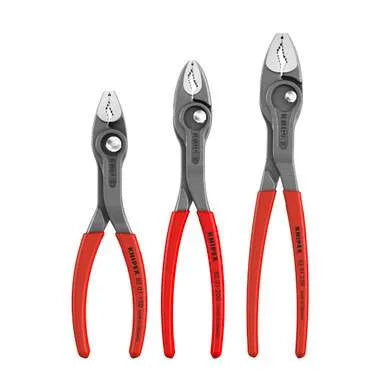 KNIPEX 3 Pc TwinGrip Pliers Set, Plastic Dipped Main image