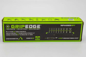 9-PC 1/4" Drive SAE RPT Socket Extractor Set (standard length