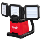 Milwaukee Tool M18 18-Volt Lithium-Ion Cordless 4500 Lumens ROVER Dual Power Triple-Panel Flood & Area Light