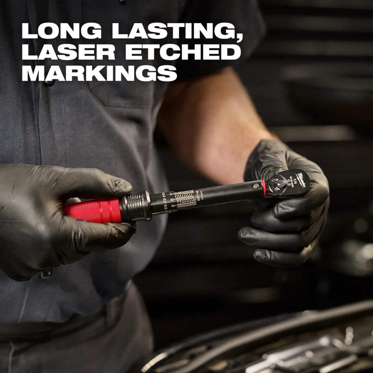 PREORDER: Milwaukee Tool 1/4 Inch Drive Click Torque Wrench 40-200 in-lbf