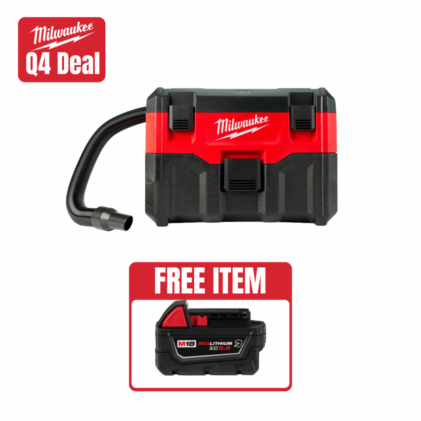 Milwaukee Tool M18 2-Gallon Wet/Dry Vacuum w/ Free Item Main image