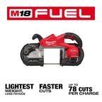 Milwaukee Tool M18 FUEL 18V Lithium-Ion Brushless Cordless Deep Cut Band Saw w/ FREE 8.0 Battery