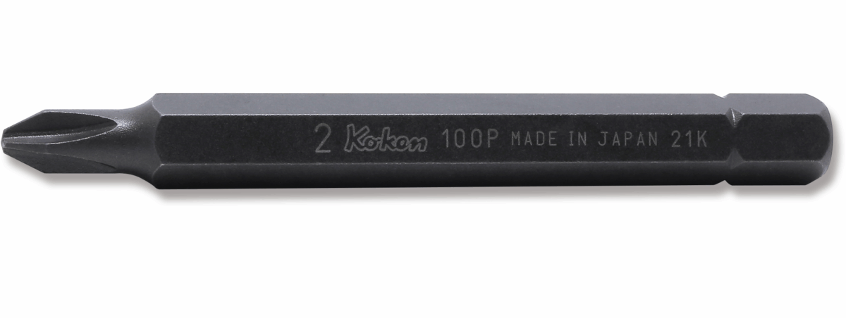 Ko-ken 100P.80-3 5/16 Hex Dr. Bit  PH3  Length 80mm