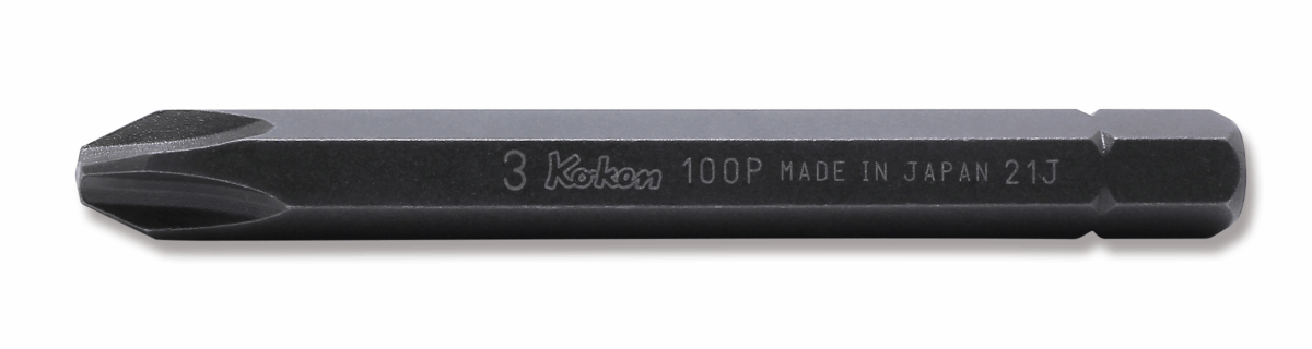 Ko-ken 100P.80-4 5/16 Hex Dr. Bit  PH4  Length 80mm