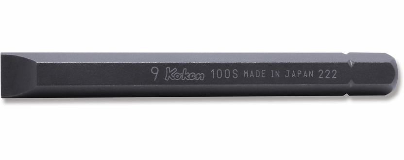 Ko-ken 100S.80-11 5/16 Hex Dr. Bit Slotted 1.6 x 11  Length 80mm Main image