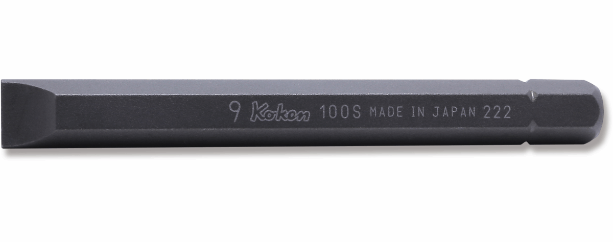 Ko-ken 100S.80-11 5/16 Hex Dr. Bit Slotted 1.6 x 11  Length 80mm