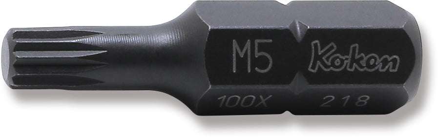 Ko-ken 100X.32-M6 5/16 Hex Dr. Bit XZN M6  Length 32mm