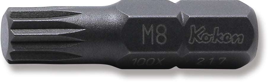 Ko-ken 101A 5/16 Hex Dr. Adaptor  1/4 Square Length 20mm