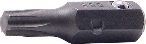 Ko-ken 101T.25-T10H 1/4 Hex Dr. Tamper-Resistant TORXÂ® T10H Bit - Length 25mm