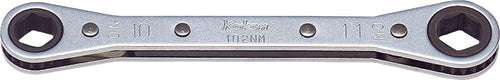 Ko-ken 102NM-8X9 Ratcheting Ring Wrench  8x9mm 6 point Length 134mm