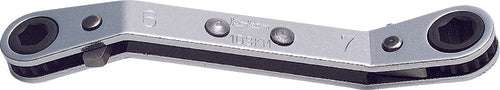 Ko-ken 103KM-10X12 Ratcheting Ring Wrench  10x12mm 6 point Length 140mm Reversible Main image