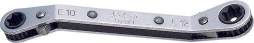 Ko-ken 103KT-E6XE8 Reversible Ratcheting Ring Wrench TORXÂ® E6xE8 - Length 104mm