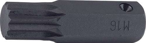 Ko-ken 107.16-M18(L100) 16mm Hex Dr. Bit XZN M18 Triple Square Length 100mm