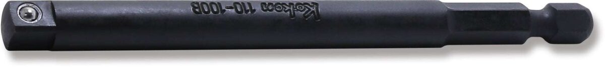 Ko-ken 110-100P 1/4 Hex Dr. Adaptor  1/4 Square Length 100mm Pin type