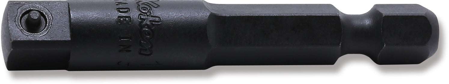 Ko-ken 112-100B 1/4 Hex Dr. Adaptor  3/8 Square Length 100mm Ball type