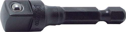 Ko-ken 112-50P 1/4 Hex Dr. Adaptor  3/8 Square Length 50mm Pin type