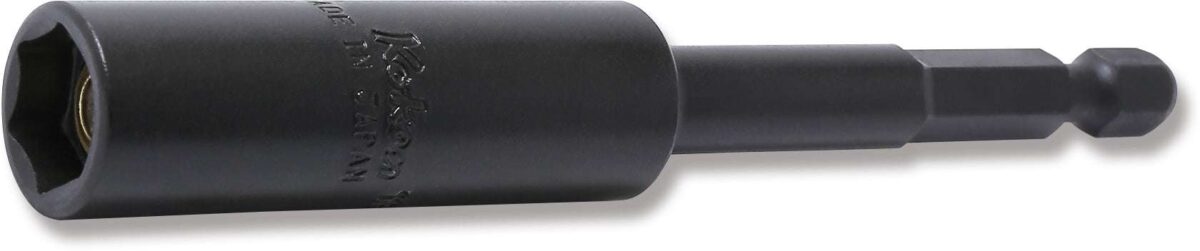 Ko-ken 115G.100-10FR 1/4 Hex Dr. Nut Setter with Plastic Protector 10mm 6 point Length 100mm Slide Magnet Turnable POM cover Main image
