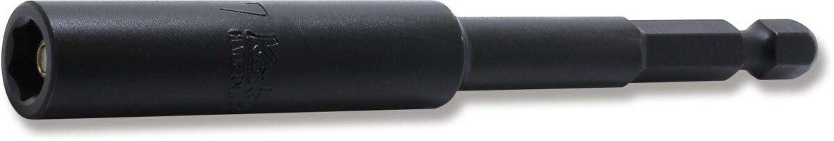 Ko-ken 115G.100-8 1/4 Hex Dr. Nut Setter  8mm 6 point Length 100mm Slide Magnet Main image