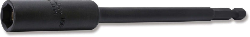 Ko-ken 115G.150-10FR 1/4 Hex Dr. Nut Setter with Plastic Protector  10mm 6 point Length 150mm Slide Magnet Turnable POM cover Main image