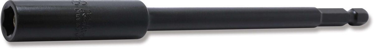 Ko-ken 115G.150-8FR 1/4 Hex Dr. Nut Setter with Plastic Protector  8mm 6 point Length 150mm Slide Magnet Turnable POM cover Main image