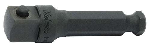 Ko-ken 120-50P 5/16 Hex Dr. Adaptor  3/8 Square Length 50mm Pin type