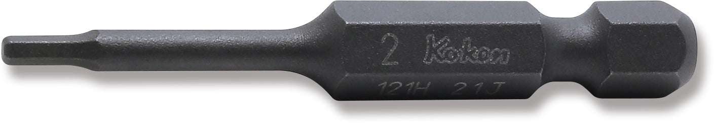 Ko-ken 121H.50-2.5 1/4 Hex Dr. Bit  2.5mm Hex Length 50mm