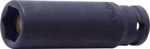 Ko-ken 12300M-10 1/4 Sq. Dr. Socket  10mm 6 point Length 48mm Main image