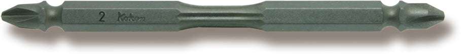 Ko-ken 123PT.75-2 1/4 Hex Dr. Double Ended Bit  PH2  Length 75mm Torsion
