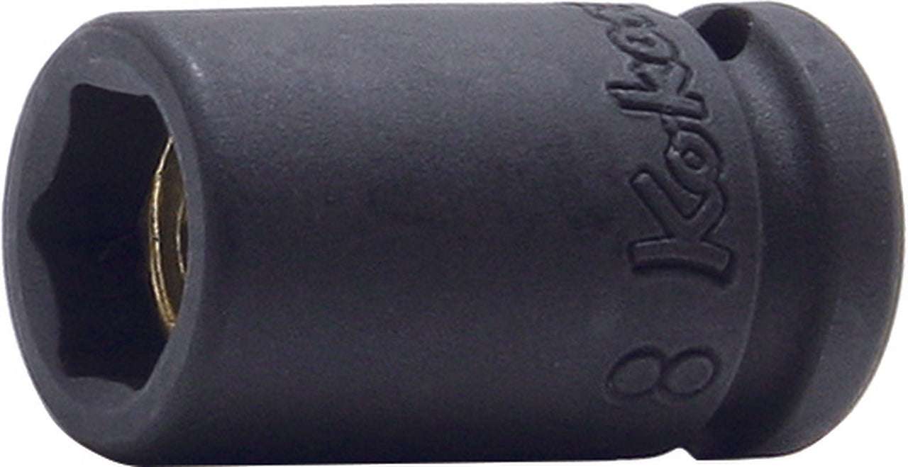 Ko-ken 12400AG-11/32 1/4 Sq. Dr. Socket  11/32 6 point Length 23mm Magnet