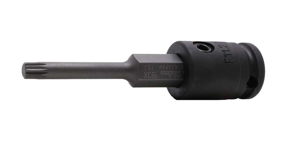 Ko-ken 13137E 3/8 Sq. Dr. Bit Holder  1/4 Hex Length 40mm