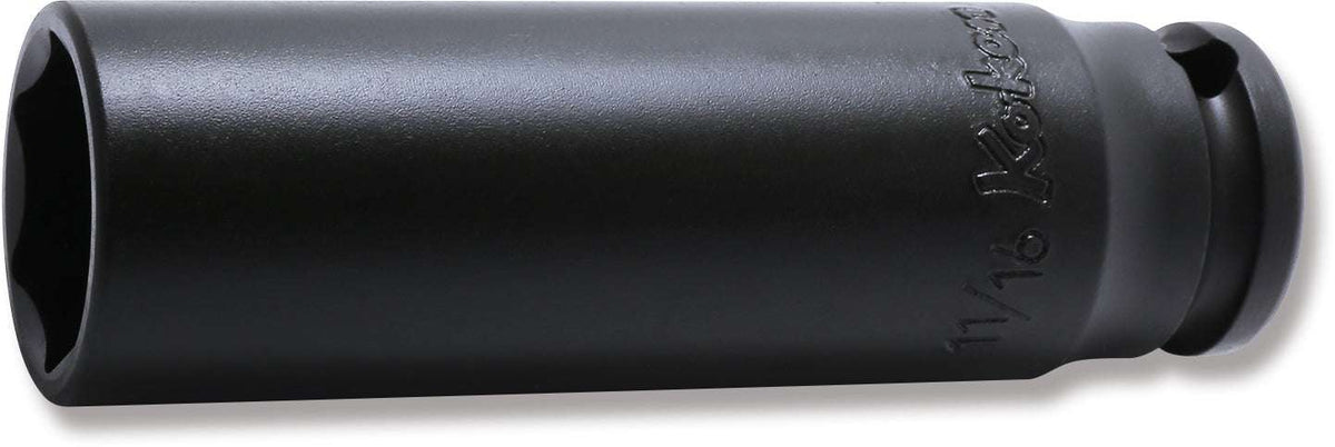 Ko-ken 13300A-13/16 3/8 Sq. Dr. Socket  13/16 6 point Length 80mm
