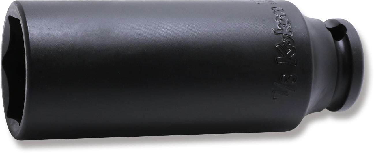 Ko-ken 13300A-9/16 3/8 Sq. Dr. Socket  9/16 6 point Length 80mm