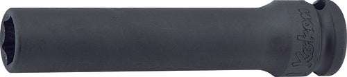 Ko-ken 13300M-14FR 3/8 Sq. Dr. Socket with Plastic Protector  14mm 6 point Length 80mm  Turnable POM cover