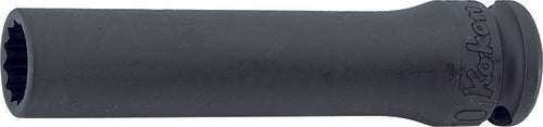 Ko-ken 13305M-13 3/8 Sq. Dr. Socket  13mm 12 point Length 80mm