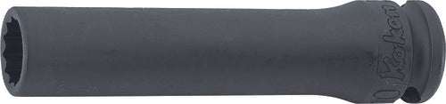 Ko-ken 13305M-12 3/8 Sq. Dr. Socket  12mm 12 point Length 80mm