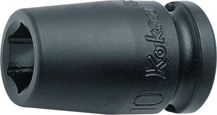 Ko-ken 13400M-10FR 3/8 Sq. Dr. Socket with Plastic Protector  10mm 6 point Length 33.3mm  Turnable POM cover Main image