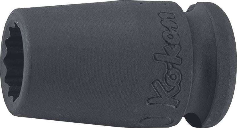 Ko-ken 13405M-19 3/8 Sq. Dr. Socket  19mm 12 point Length 32mm Main image