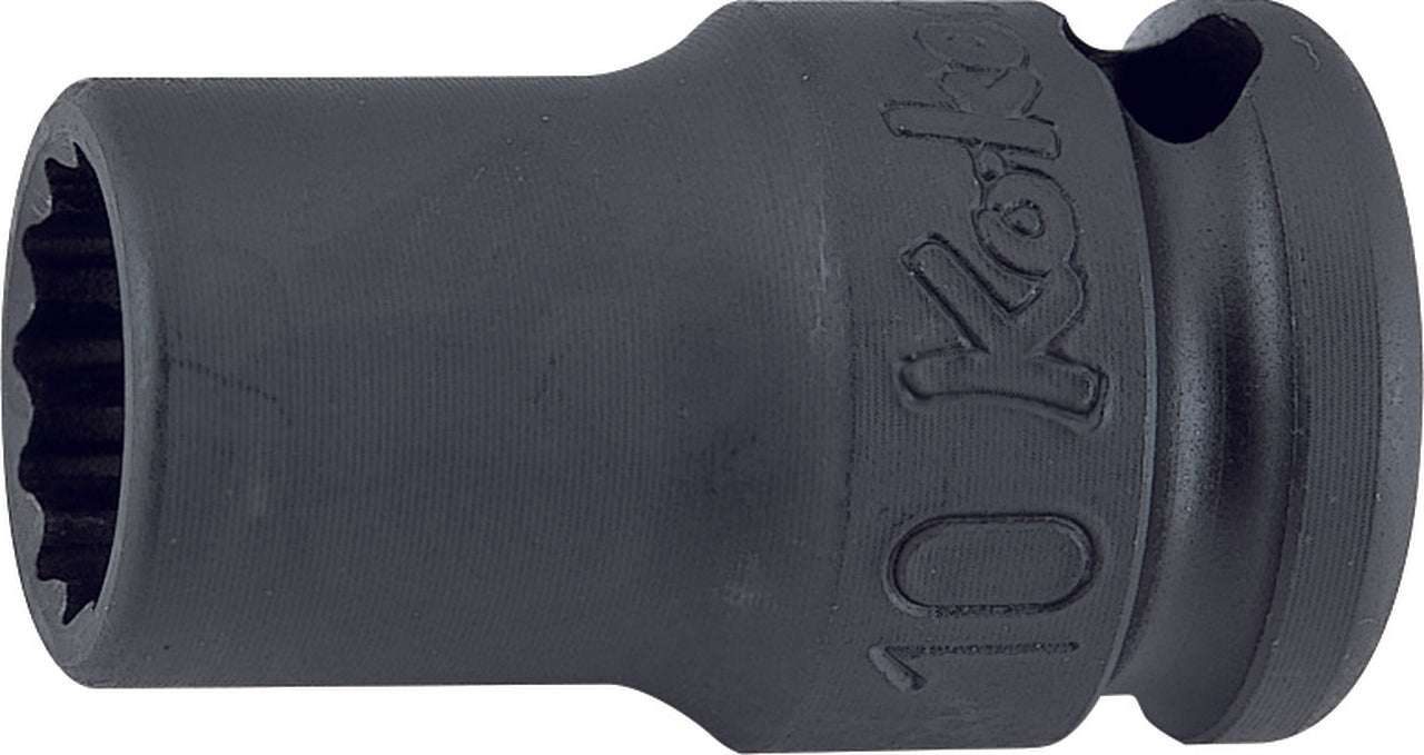 Ko-ken 13406M-10 3/8 Sq. Dr. Socket  10mm 12 point Length 32mm Thin walled Main image
