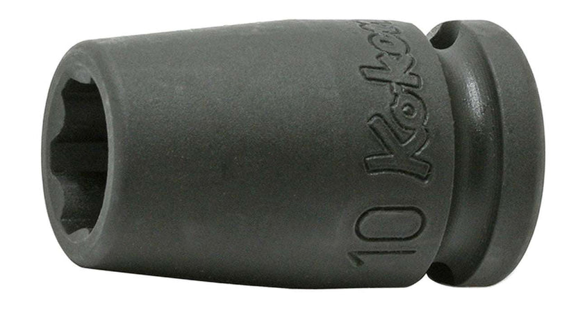 Ko-ken 13410M-9 3/8 Sq. Dr. Socket  9mm Surface Length 32mm Main image