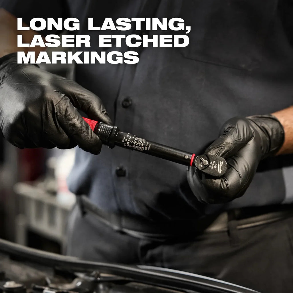 PREORDER: Milwaukee Tool 3/8 Inch Drive Click Torque Wrench 50-250 in-lbf