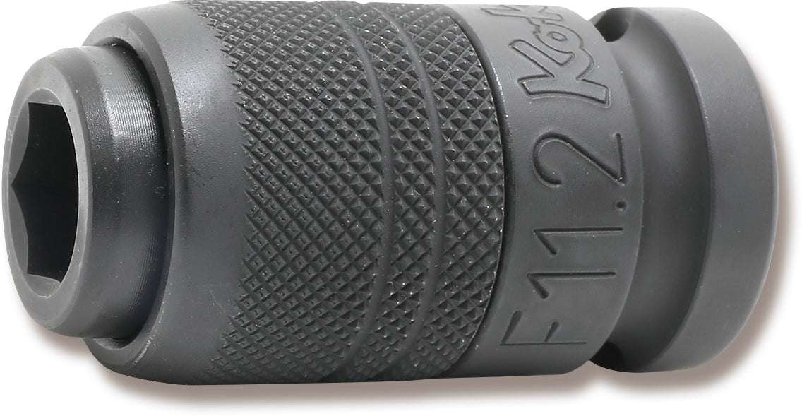 Ko-ken 14142-F6.3 1/2 Sq. Dr. Bit Holder  1/4 Hex Length 55mm Locking Quick Release