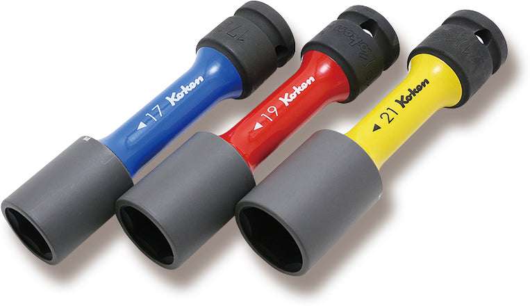 Ko-ken 14207M 1/2 Sq. Dr. 10 Piece Impact Deep 6-Point Socket Set  10-27mm Main image