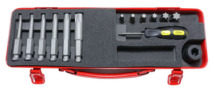 Ko-ken 14210X 1/2 Sq. Dr. Bit + Bit Holder Set XZN M4-M12    14 pieces Main image
