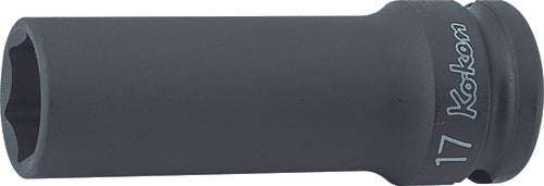 Ko-ken 14301M-9 1/2 Sq. Dr. Socket  9mm 6 point Length 80mm Thin walled
