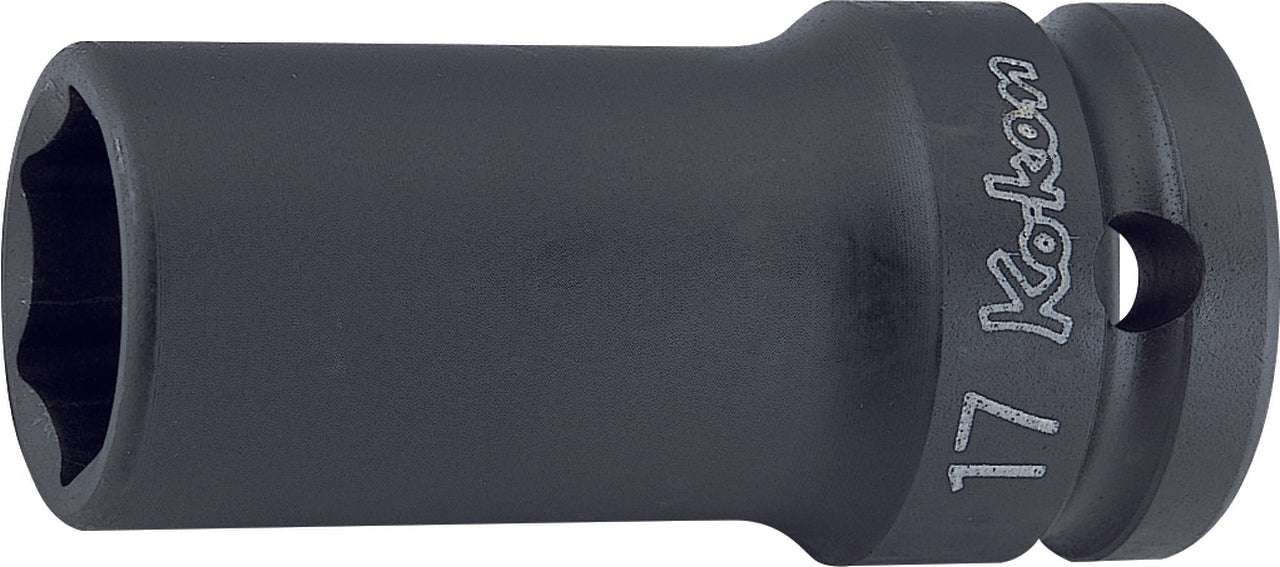 Ko-ken 14301X-16 1/2 Sq. Dr. Socket  16mm 6 point Length 60mm Thin walled