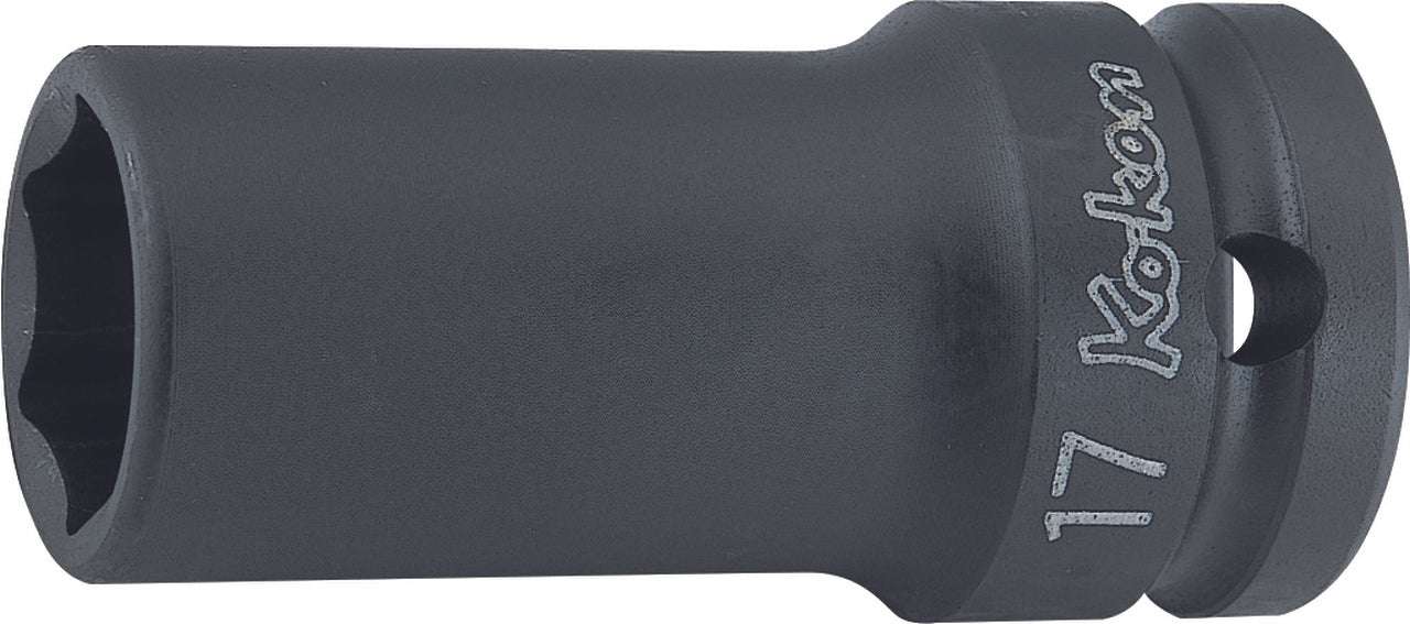 Ko-ken 14301X-11 1/2 Sq. Dr. Socket  11mm 6 point Length 60mm Thin walled