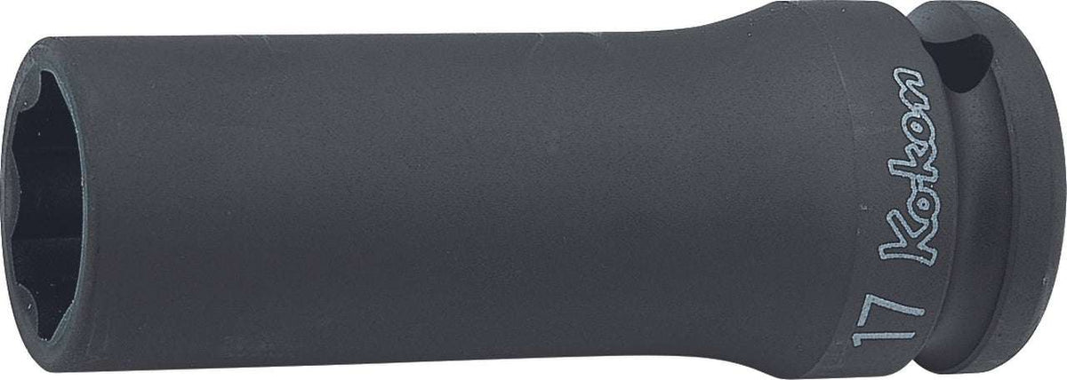 Ko-ken 14310M-17 1/2 Sq. Dr. Socket  17mm Surface Drive Length 80mm