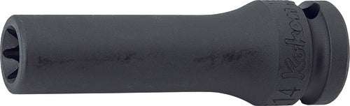 Ko-ken 14325-E14 1/2 Sq. Dr. Deep Impact TORXÂ® Socket - Length 80mm
