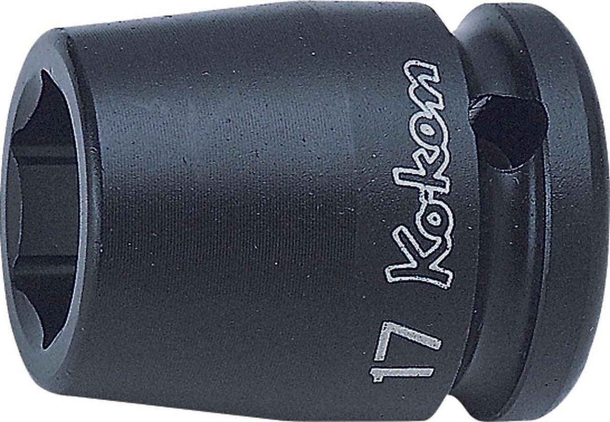 Ko-ken 14400M-13FR 1/2 Sq. Dr. Socket with Plastic Protector  13mm 6 point Length 39.3mm  Turnable POM cover