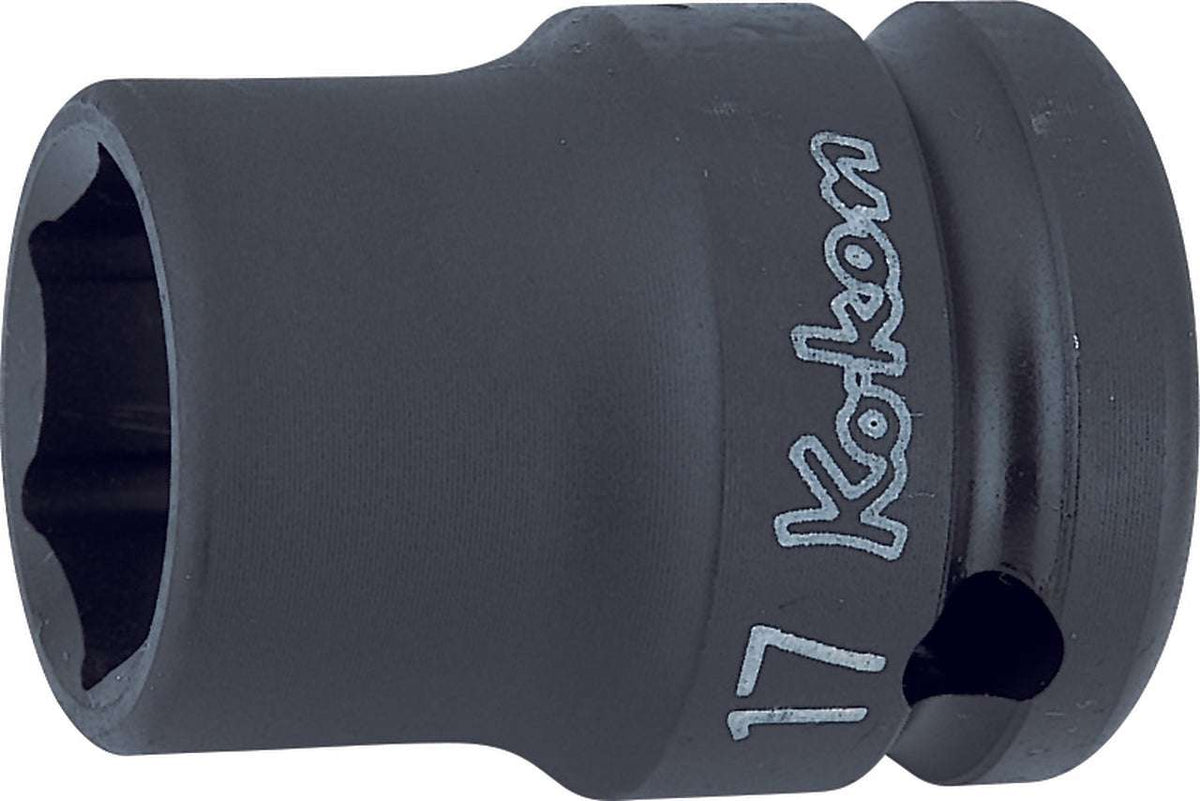 Ko-ken 14401M-16 1/2 Sq. Dr. Socket  16mm 6 point Length 38mm Thin walled